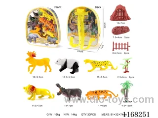 6 solid animals