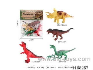 Hollow Colourful Dinosaurs 4pcs