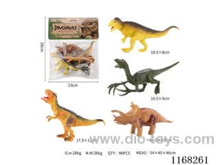 Hollow Retro Dinosaurs 4pcs