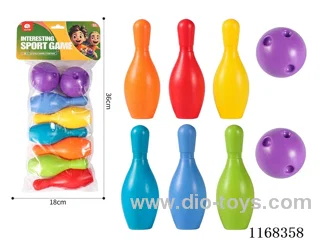 14CM Small Bowling Balls 6pcs+2balls