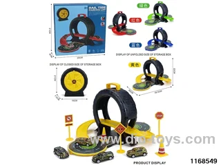 Motorised track set