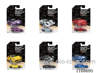 1:64 free wheel Alloy Car 6 models