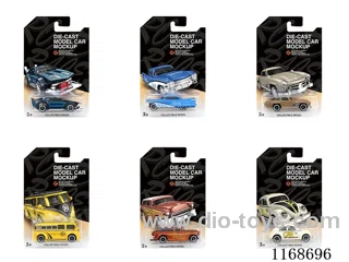 1:64 free wheel Alloy Car 6 models