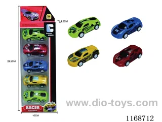 5 types of pull back cars 5PCS