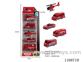 5 types of free wheel car 5PCS