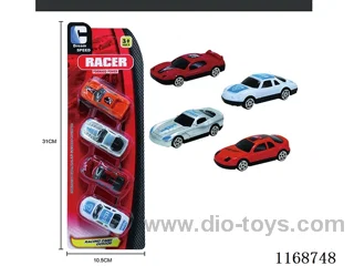 4 types of free wheel cars 4PCS