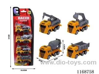 free wheel cars 4PCS