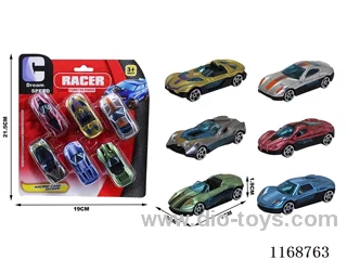 free wheel cars 6PCS