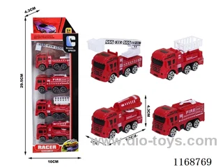 free wheel cars 4PCS