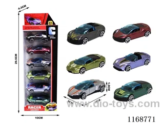 free wheel cars 6PCS