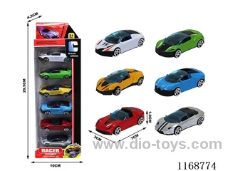 free wheel cars 6PCS