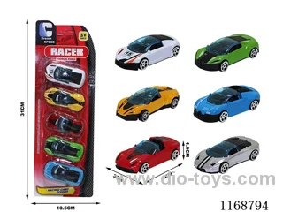 6 types of free wheel cars 5PCS