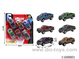 free wheel cars 6PCS