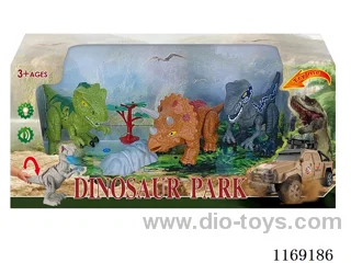 Dinosaur Set (Dinosaur with Light and Sound) (included 9*AG13)