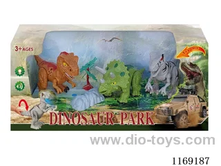 Dinosaur Set (Dinosaur with Light and Sound) (included 9*AG13)