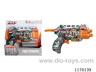 Manual UV-printed soft bullet gun