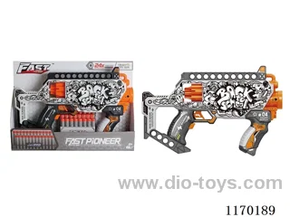 B/O UV-printed soft bullet gun