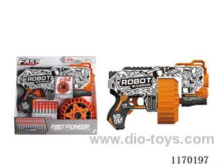 B/O UV-printed soft bullet gun