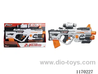 Electric-manual 2-in-1 soft bullet gun