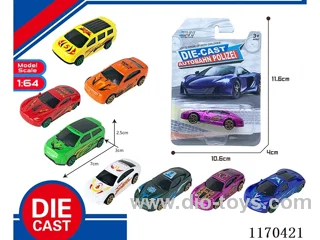 8 Mixed Packs free wheel alloy car
