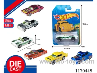6 Mixed Packs free wheel alloy car