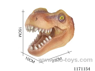 Vinyl Dinosaur Hand Puppet with Lights and Sounds