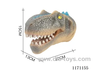 Vinyl Dinosaur Hand Puppet with Lights and Sounds