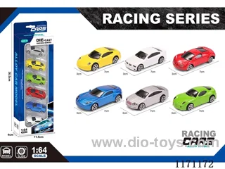Alloy taxiing simulation car 6 mixed (6pcs/box)