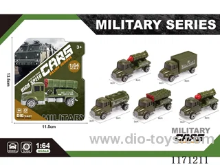 Alloy Trolley Long Military Vehicle5Mixed