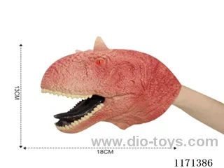 Vinyl hand puppet animals