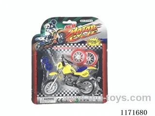 Finger motorcycle with wheels