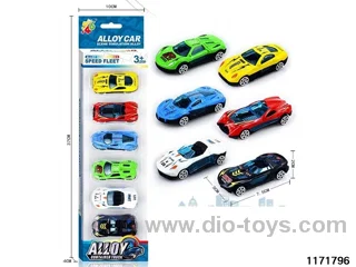 Sliding Alloy Sports Car