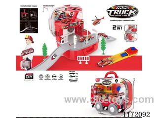 Fire storage box (2 sliding metal cars +1AB aircraft +1 catapult)