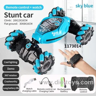 24cm RC twist stunt car dual controllers in color box