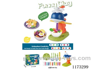 Colored clay set