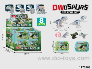 Retractable Tyrannosaurus Rex + Cage