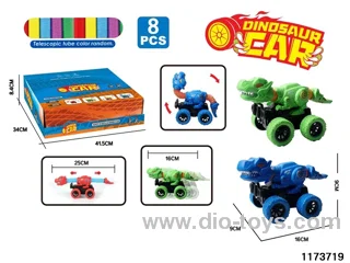 Telescopic Inertia Dinosaur Car