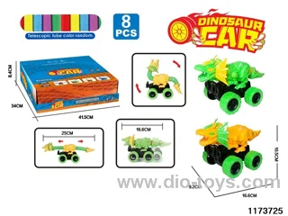 Telescopic Inertia Dinosaur Car