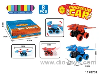 Telescopic Inertia Dinosaur Car