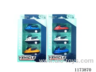 pull back submarines 3PCS
