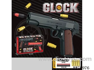 Manual shell throwing Colt (wood grain)sodt bullet gun