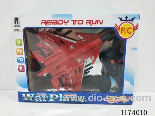 2ch rc fighter (with lights, red, blue, and yellow mixed)not included battery