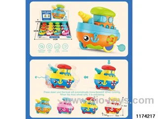 Press cartoon boat