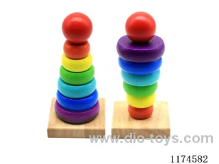Wooden 7-story Rainbow Tower