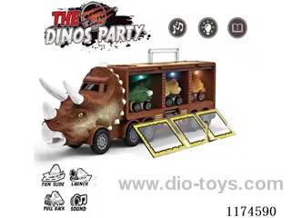 Lights and Music Dinosaur Storage Cart