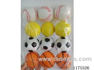 12PCS 7cm Solid PU Balls