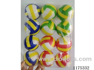12PCS 6.3cm Solid PU Balls
