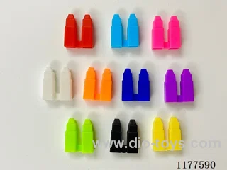 Small bullet-shaped blocks