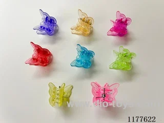 Transparent butterfly hairpin 1000 PCS/medium pack
