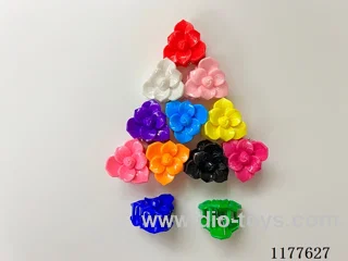 Solid color flower hairpin 1000 PCS/medium pack